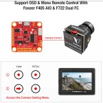 FOXEER Toothless 2 Micro/Mini/Nano CMOS 1/2 StarLight 1200TVL Camera 4:3 16:9 PAL/NTSC Natural for Drones Accessories